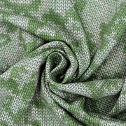 Футер с рисунком - вязание. зеленый фото