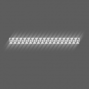 Термотрансфер - змейка-молния, серебро, светоотражающие фото