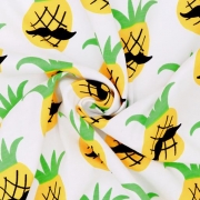 Кулирка с рисунком - усатые ананасы фото