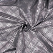 Подкладка фольгированная - ромбы, серая фото