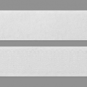 Лента липучка пришивная. 25 мм - белый фото