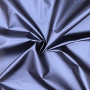Ткань плащевая - Милан - темно-синий, эффект металлик фото