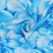 Штапель - голубые розы фото