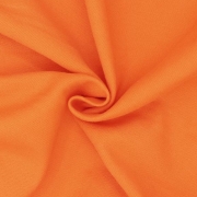 Джинсовая ткань однотонная - оранжевый фото