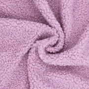 Мех - искусственный, мерлушка - пыльно-розовый фото