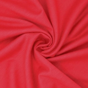Футер 2х-нитка, петля - красный (полиэстер+вискоза) фото