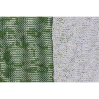 Футер с рисунком - вязание. зеленый - превью №2