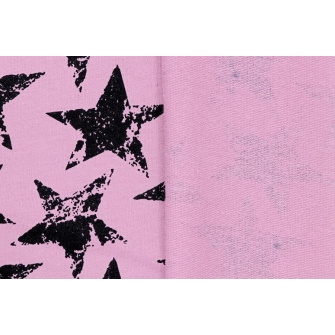 Футер с рисунком - звезды на розовом - превью №2