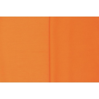 Футер 2х-нитка, петля - оранжевый (полиэстер+вискоза) - превью №2