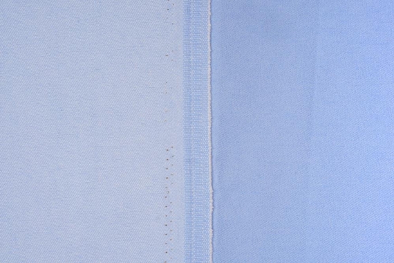 Джинсовая ткань однотонная - голубая - фото №2