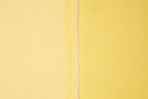 Джинсовая ткань однотонная - желтая - фото №2
