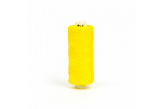 Нитки швейные IDEAL желтый (125) фото
