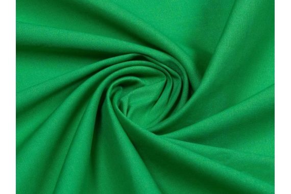 Поплин однотонный - зеленый фото