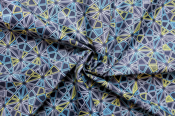 Ткань курточная - Brooklin - геометрия фото