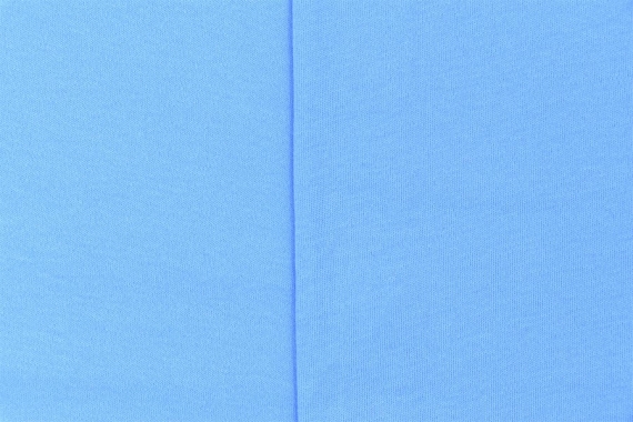 Интерлок однотонный - голубой - фото №3