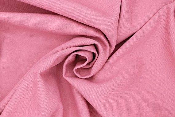 Джинсовая ткань однотонная - розовый фото