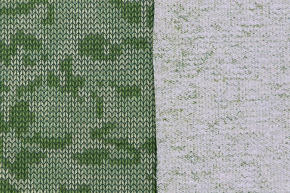 Футер с рисунком - вязание. зеленый - фото №2
