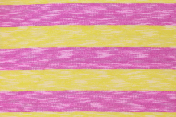 Джерси с рисунком - желто-розовый, полоса - фото №3