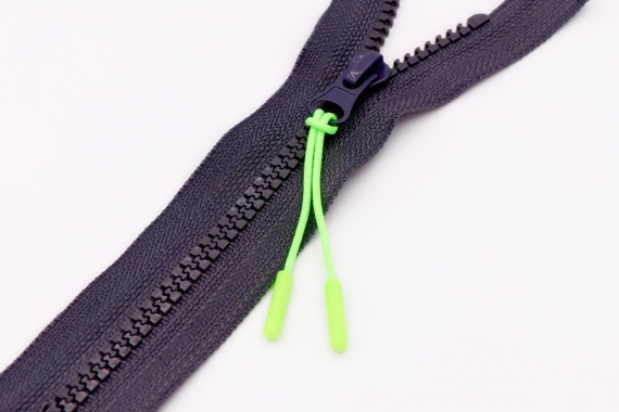 Пуллер для бегунка - неоновый зеленый (шнурок) фото