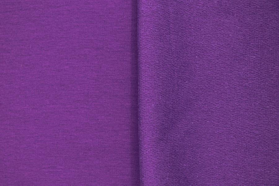 Футер однотонный - фиолетовый - фото №2