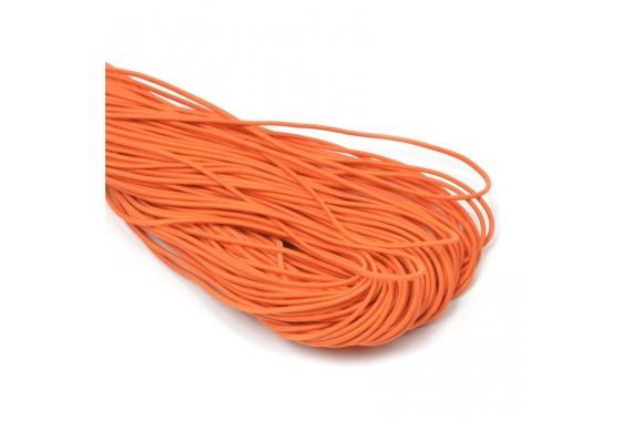 Резинка шляпная 2мм - оранжевый фото