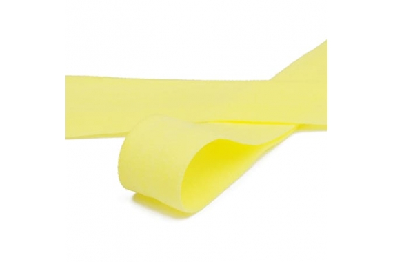 Бейка окантовочная стрейч матовая - желтый фото