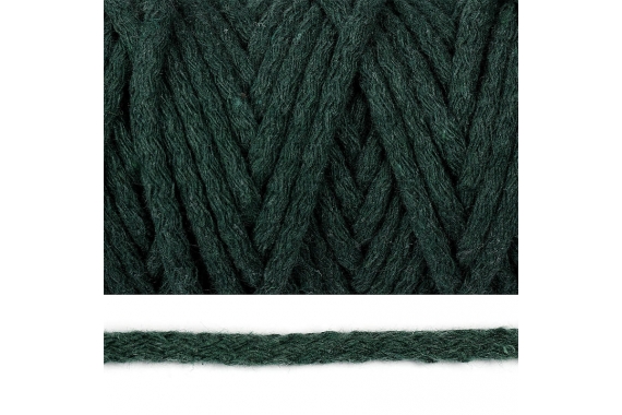 Шнур круглый - темно-зеленый фото
