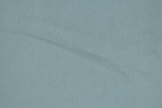 Джинсовая ткань однотонная - сизый бирюзовый - фото №3