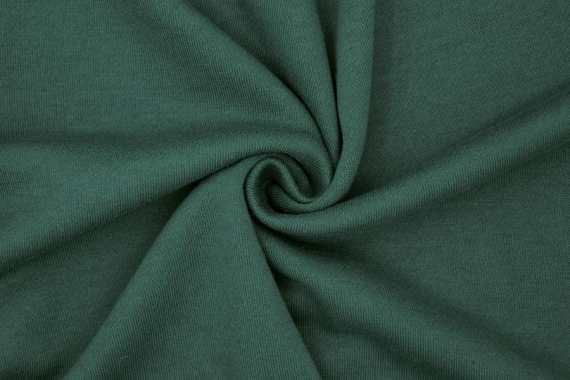 Футер - темно-зеленый, петля, 3-х ниточный фото