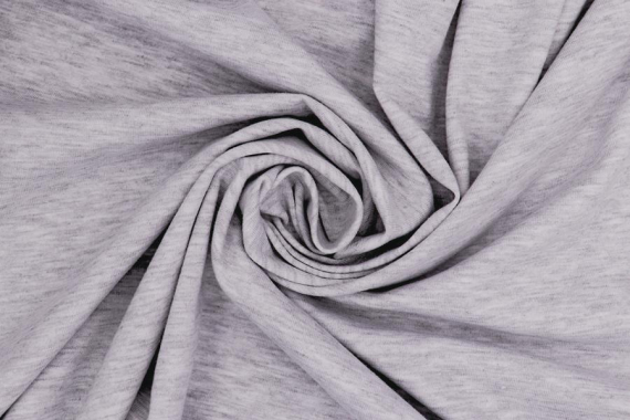 Кулирка однотонная - серый меланж фото