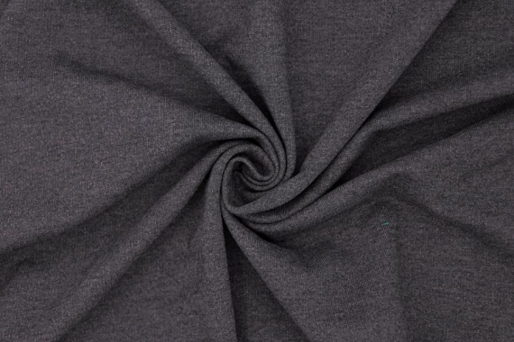 Футер - темно-серый меланж, 2х-нитка фото