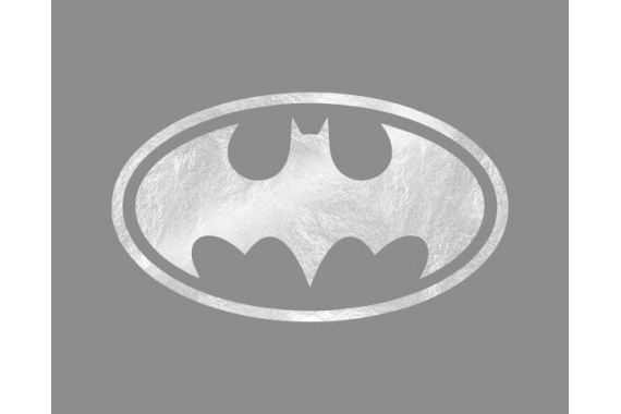 Термотрансфер - бэтман. серебро (светоотражающий) фото