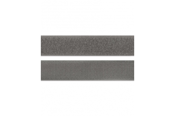Лента липучка пришивная. 25 мм - серый фото