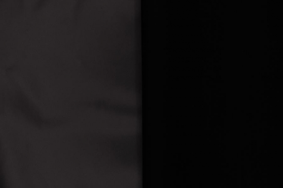 Ткань плащевая - Милан - черный. эффект металлик - фото №2