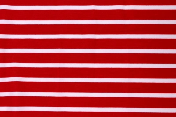 Джерси - понтирома - полоса красная/белая (12мм/5мм) - фото №3