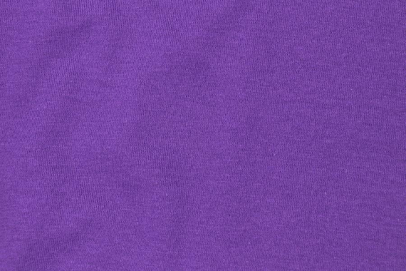Кулирка однотонная, хлопок - фиолетовый - фото №3