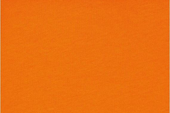 Футер 3х-нитка, начес - оранжевый - фото №3