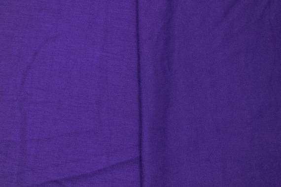 Кулирка - вискоза однотонная - фиолетовый - фото №2