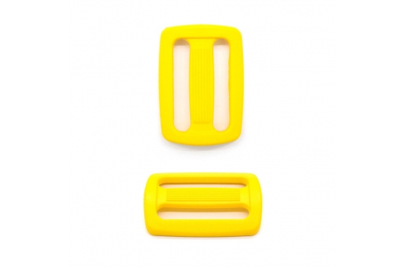 Пряжка пластиковая 30 мм - желтый фото