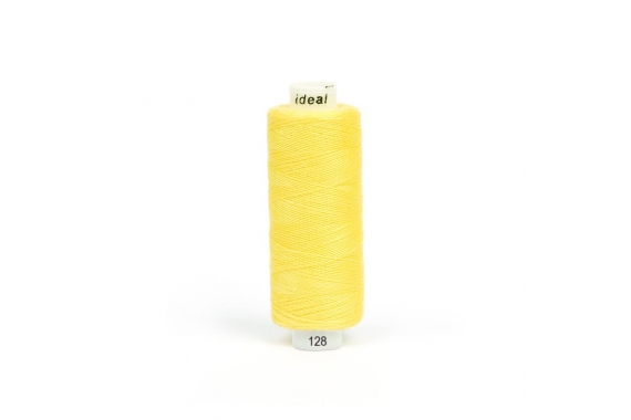 Нитки швейные IDEAL желтый (128) фото