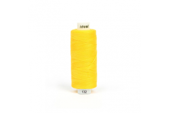 Нитки швейные IDEAL желтый (132) фото
