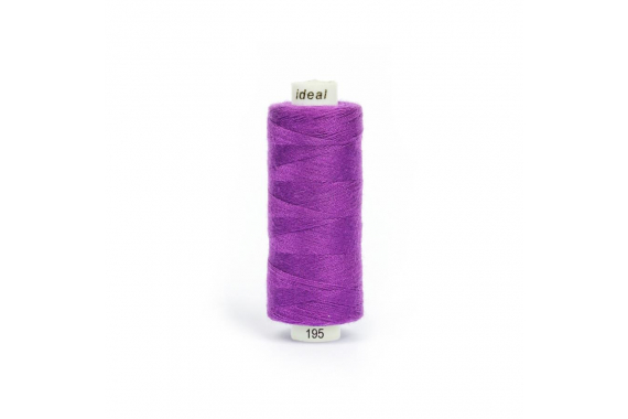 Нитки швейные IDEAL фиолетовый (195) фото