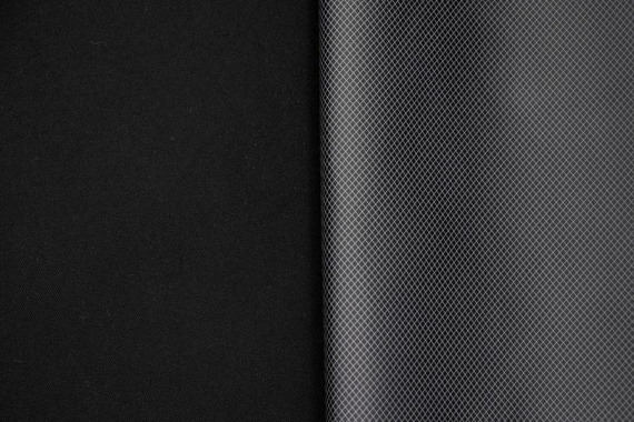 Ткань курточная - Prekson Brill - черный - фото №2