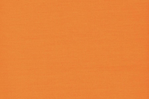 Футер 2х-нитка, петля - оранжевый (полиэстер+вискоза) - фото №3