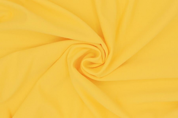 Футер 2х-нитка, петля - желтый (полиэстер+вискоза) фото