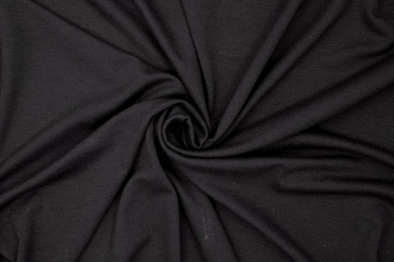 Кулирка вискоза - черный, пл. 190 фото