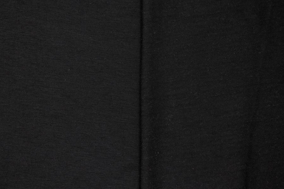 Кулирка вискоза - черный, пл. 190 - фото №2