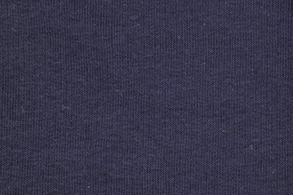 Футер 3х-нитка, петля - темно-синий - фото №3